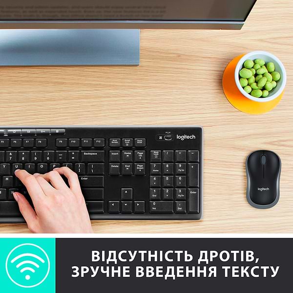 Фото - Клавіатура + миша бездротова Logitech MK270 UA (920-004508)