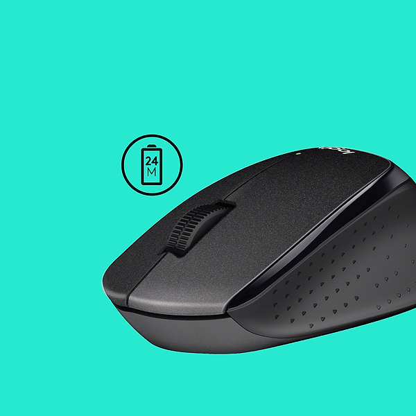 Фото - Мышь беспроводная Logitech B330 Silent Plus (910-004913) Black USB
