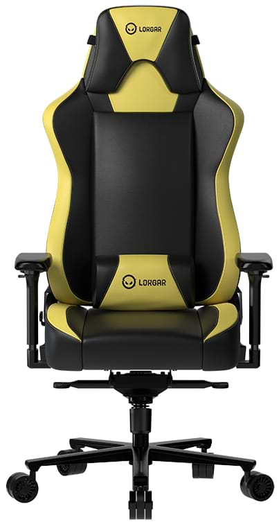Кресло для геймеров Lorgar Base 311 Black Yellow (LRG-CHR311BY) - Фото 1