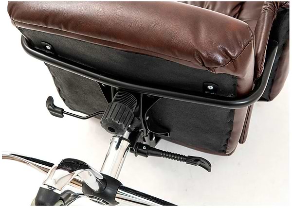 Фото - Кресло офисное Richman Конгресс Хром M-2 Широкий (Anyfix Wide) Кожа Люкс Коричневая