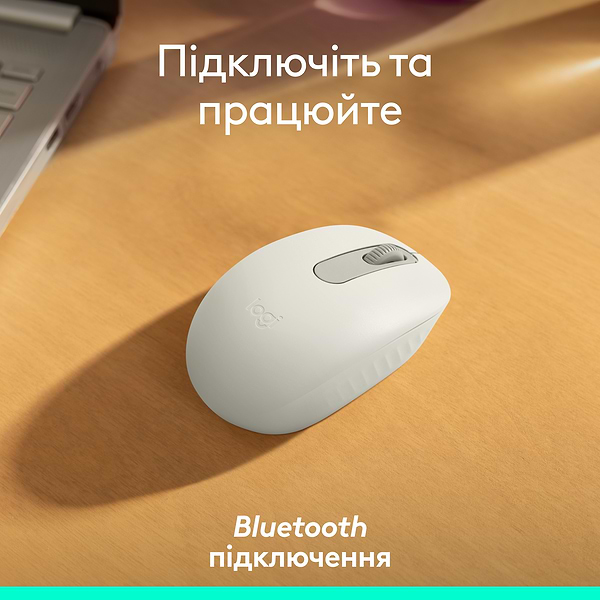 Фото - Миша бездротова Logitech M196 Bluetooth Mouse Off White (910-007460)