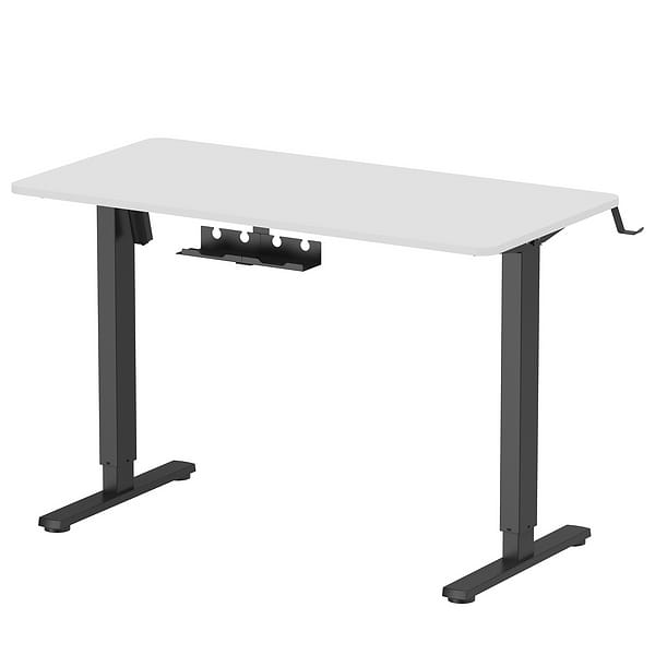 Фото - Стіл комп'ютерний OfficePro ODE1260WB White/Black