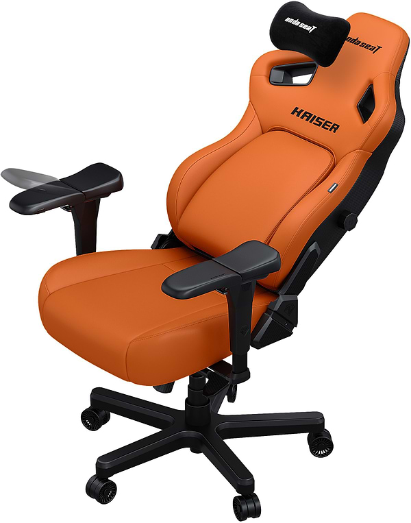 Фото - Крісло для геймерів Anda Seat Kaiser 4 Size L Orange Premium PVC (AD12YDDC-L-20-O-PV/C)