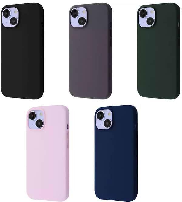 Фото - Чохол для смартфону  Silicone Case with Magnetic Ring iPhone 15 Light Pink (PCSMIP150024)