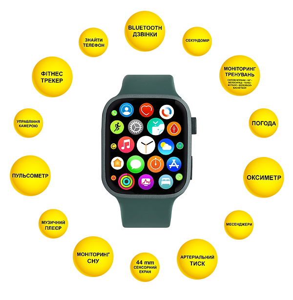 Фото - Смарт-часы Aura X1 Pro 44mm Green (SWAX144G)