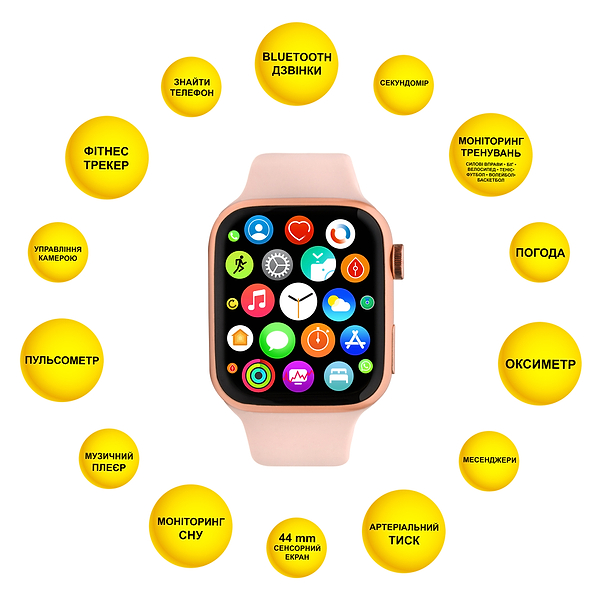 Фото - Смарт-часы Aura X2 Pro 44mm Pink (SWAX244P)