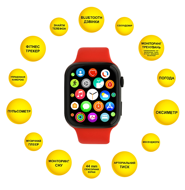 Фото - Смарт-часы Aura X2 Pro 44mm Red (SWAX244R)