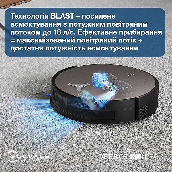 Фото - Робот-пылесос моющий Ecovacs DEEBOT X11 PRO OMNI