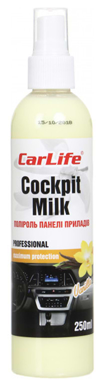 Поліроль для авто CarLife Cockpit Milk 250мл (CF027)