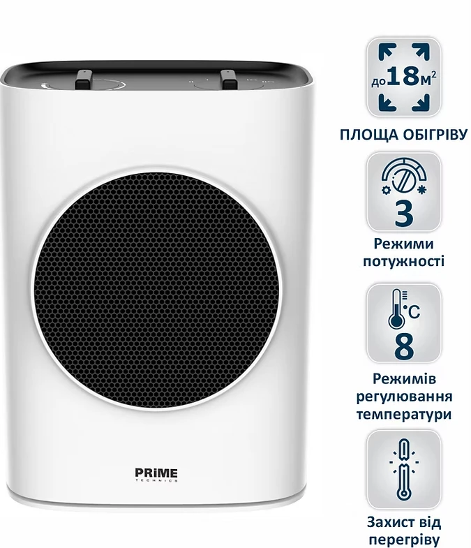 Тепловентилятор Prime Technics HFC 1809 WL