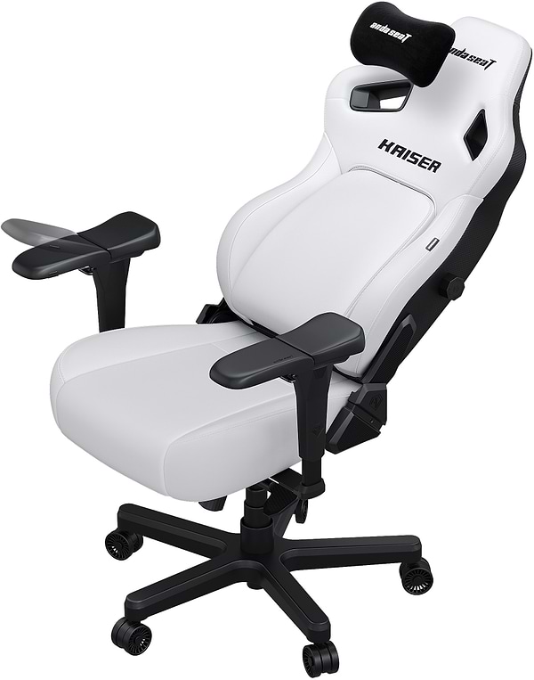 Фото - Крісло для геймерів Anda Seat Kaiser 4 Size L White Premium PVC (AD12YDDC-L-20-W-PV/C)