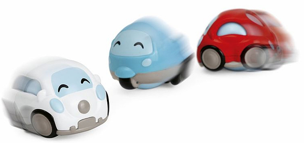 Фото - Базовий ігровий транспорт для малюка Chicco Набір машинок Міський ретропарк серії Turbo Ball (11854.00)