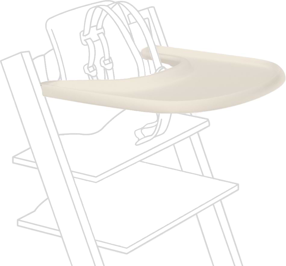 Поднос к стульчику для кормления Stokke Tray Vanilla White (428505)
