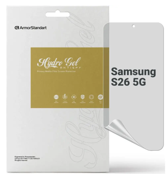 Защитная пленка для смартфона Armorstandart Anti-spy for Samsung S26 FE 5G (ARM91712)