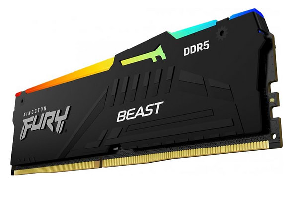 Фото - Память DDR Kingston DDR5 16GB/6000 Fury Beast RGB (KF560C40BBAK2-16)