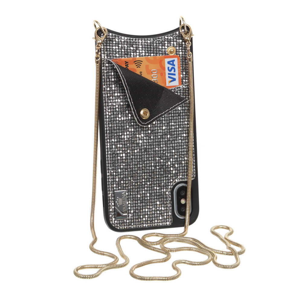 Чехол для смартфона BeCover Glitter Wallet for Apple iPhone Xs Max Silver (703624) - Фото 1
