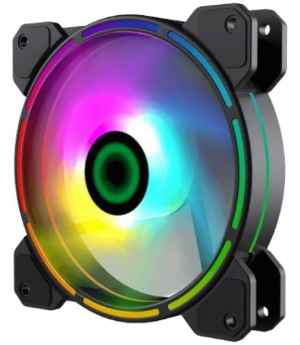 Фото - Корпусний вентилятор Gamemax FN-12Rainbow-D