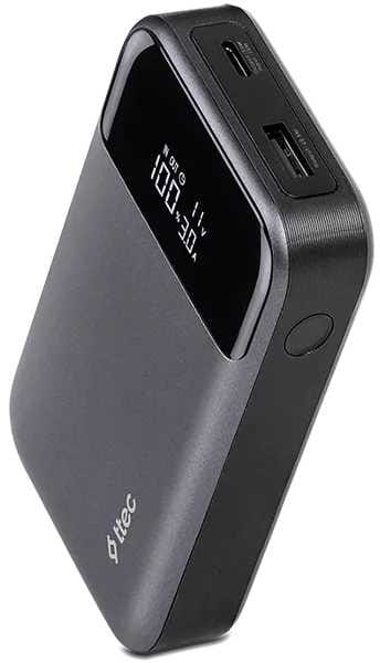 Фото - Батарея мобильная Ttec 10000mAh ReCharger Pro LCD PD 30W Space Gray (2BB214UG)