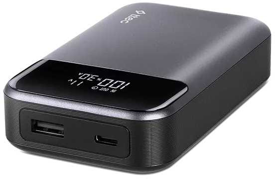 Фото - Батарея мобильная Ttec 10000mAh ReCharger Pro LCD PD 30W Space Gray (2BB214UG)