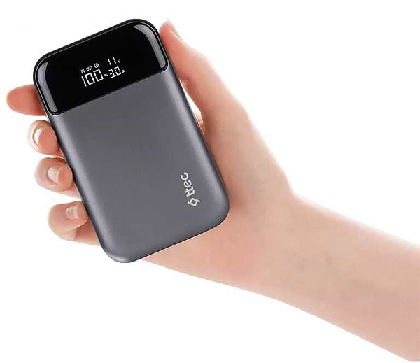 Фото - Батарея мобильная Ttec 10000mAh ReCharger Pro LCD PD 30W Space Gray (2BB214UG)