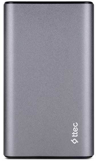Фото - Батарея мобільна Ttec 15000mAh ReCharger Pro LCD PD 65W Space Gray (2BB216UG)