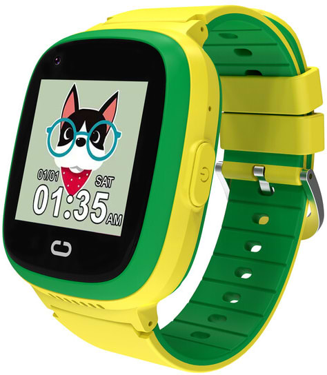 Детские часы Canyon Sunny KW-48 Video 4G GPS Games Music Yellow/Green (CNE-KW48YG) - Фото 1