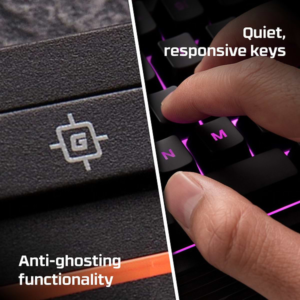 Фото - Клавіатура дротова ігрова HyperX Alloy Core RGB Black UA USB (4P4F5AA)