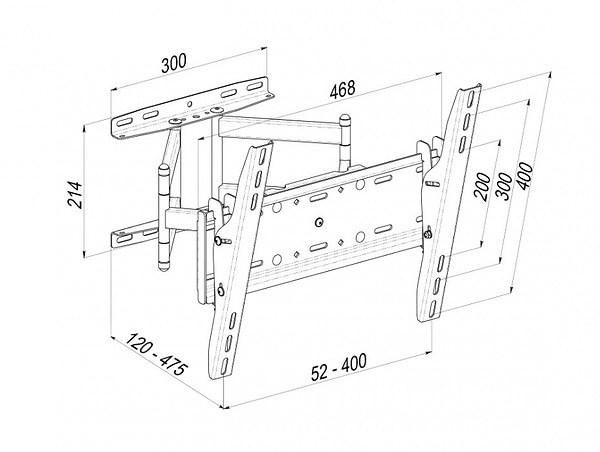 Фото - Крепление для телевизора KSL WMO-6246T