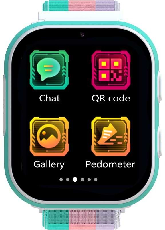 Фото - Уцінка - Дитячий годинник Gelius GP-PK008 (Rainbow) GPS/4G White