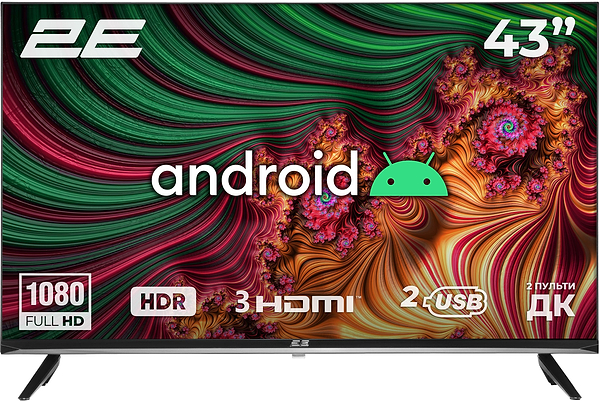 Фото - Телевизор 2E 43A07K Фото - Телевизор 2E 43A07K