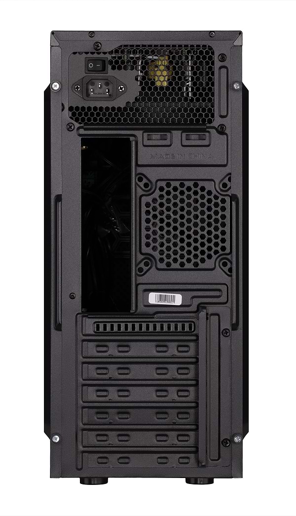 Фото - Корпус 2E Alfa E185-400 з БЖ Black (2E-E185-400)