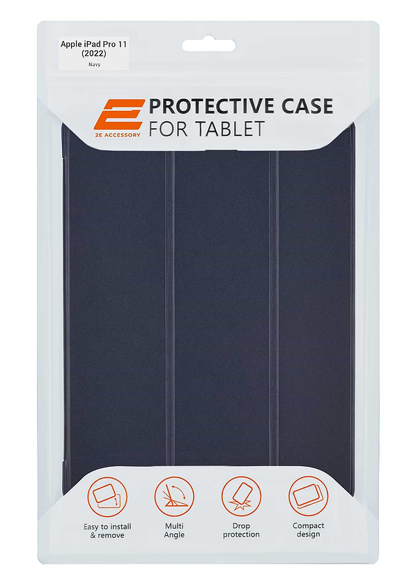 Фото - Чохол для планшета 2E Basic 
for Apple iPad 2022 Flex Navy (2E-IPAD-2022-IKFX-NV)