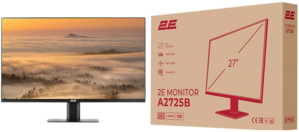 Фото - Монітор 2E A2725B (2E-A2725B-01.EU)