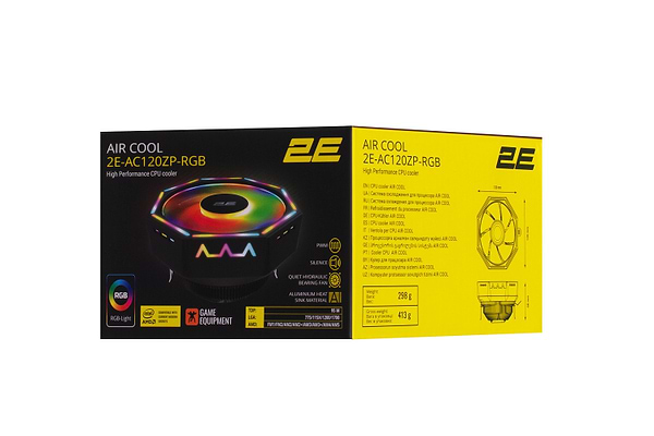 Фото - Процессорный кулер 2E 2E-AC120ZP-RGB