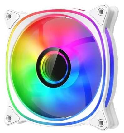 Корпусный вентилятор 2E GAMING Air Cool X Fan White (2E-ACF120XW-ARGB)