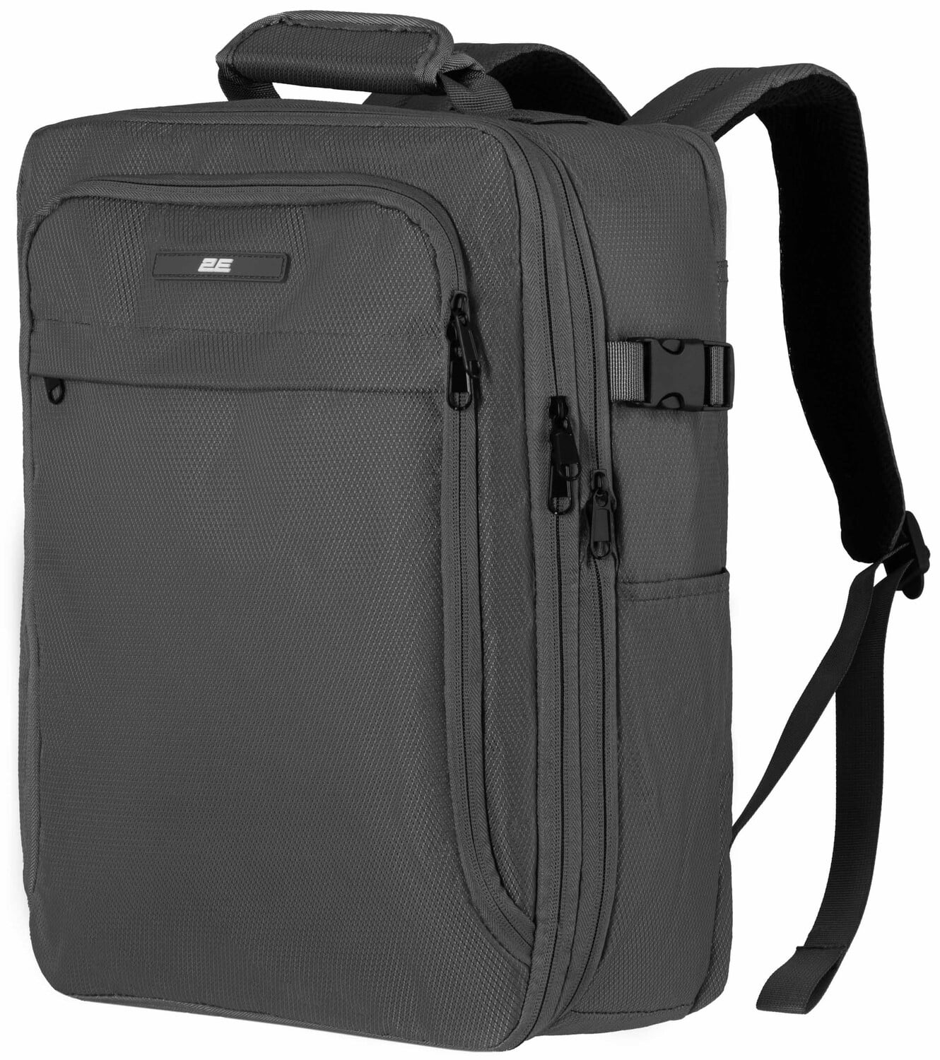 Рюкзак для ноутбука 2E Trek Cabin size EXP, 17/23л Gray (2E-BPET-CABIN-GR)