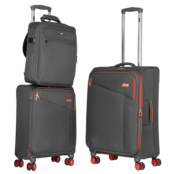 Фото - Рюкзак для ноутбуку 2E Trek Cabin size EXP, 17/23л Gray (2E-BPET-CABIN-GR)