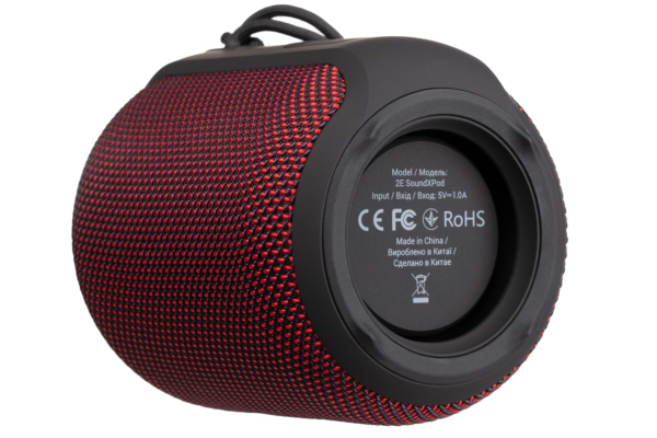 Фото - Портативная акустика 2E SoundXPod TWS MP3 Wireless Waterproof Red (2E-BSSXPWRD)
