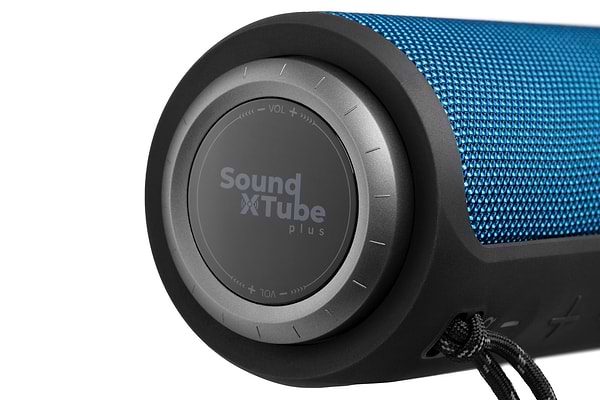 Фото - Портативна акустика 2E SoundXTube Plus TWS MP3 Wireless Waterproof Blue (2E-BSSXTPWBL)