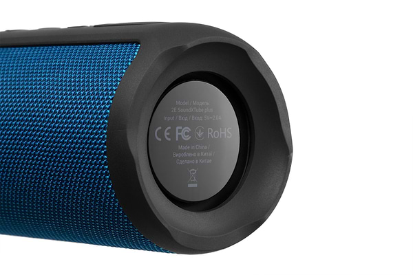 Фото - Портативна акустика 2E SoundXTube Plus TWS MP3 Wireless Waterproof Blue (2E-BSSXTPWBL)