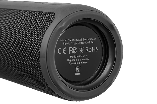 Фото - Портативная акустика 2E SoundXTube TWS MP3 Wireless Waterproof Black (2E-BSSXTWBK)