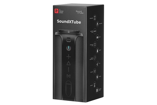 Фото - Портативная акустика 2E SoundXTube TWS MP3 Wireless Waterproof Black (2E-BSSXTWBK)
