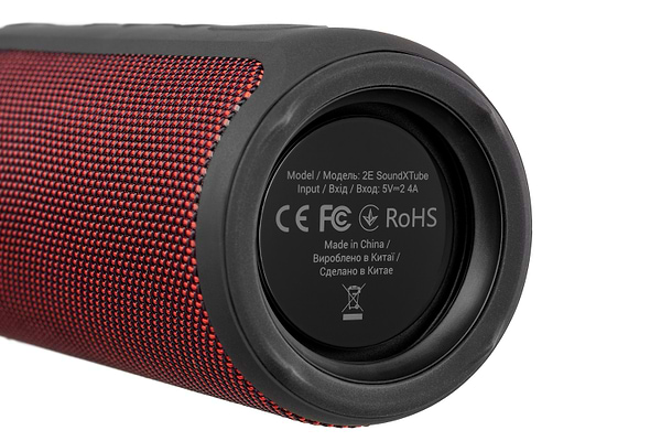 Фото - Портативная акустика 2E SoundXTube TWS MP3 Wireless Waterproof Red (2E-BSSXTWRD)