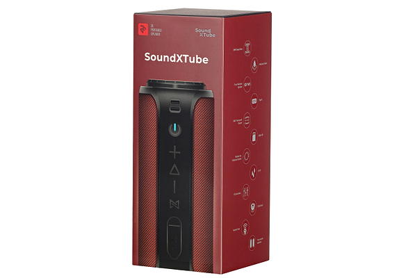 Фото - Портативная акустика 2E SoundXTube TWS MP3 Wireless Waterproof Red (2E-BSSXTWRD)