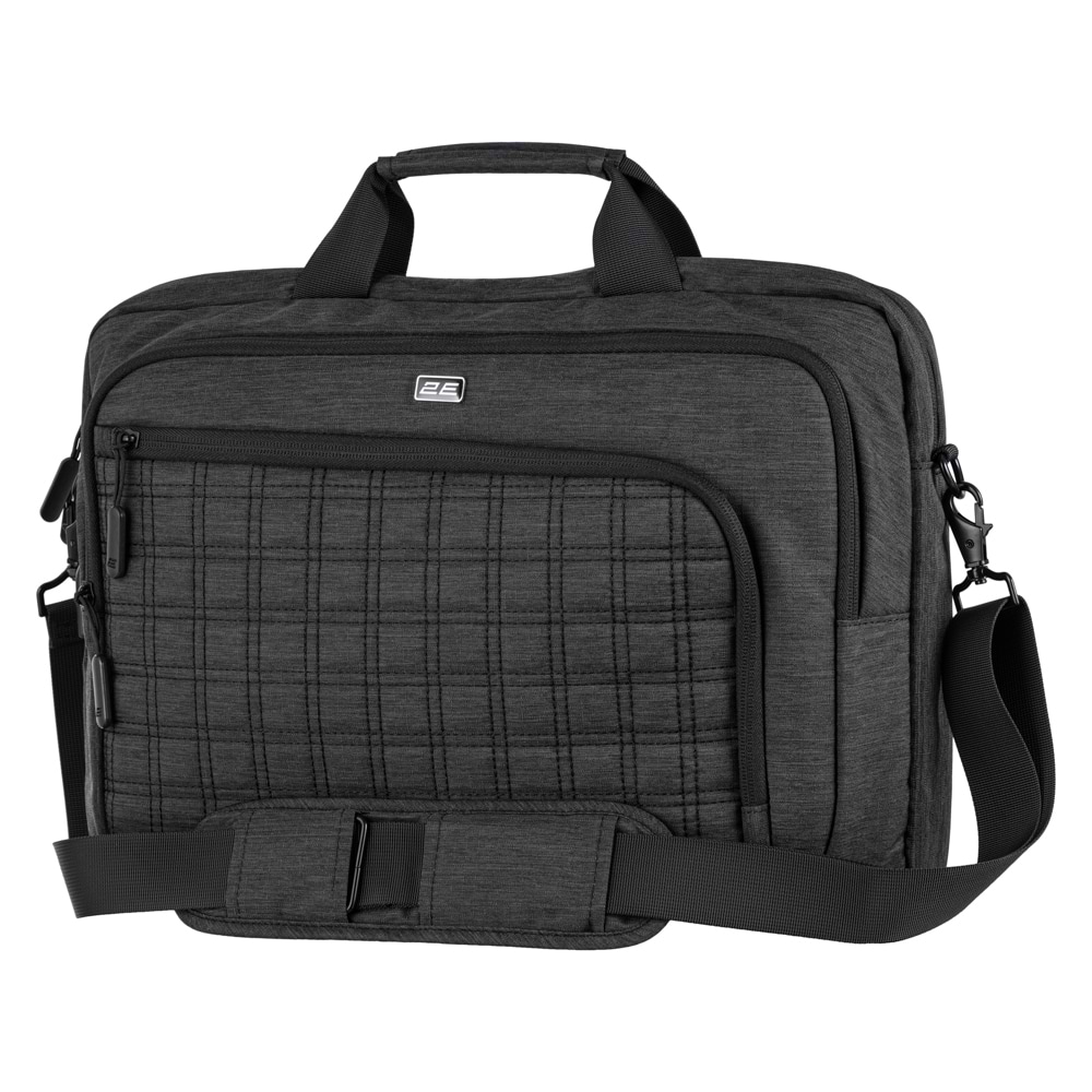 Сумка для ноутбука 2E 2E-CBN9198BK CrossSquares 16'' Black - Фото 1
