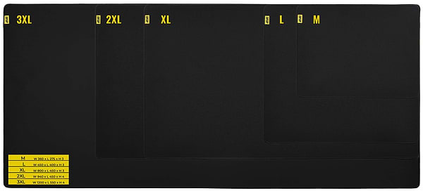 Фото - Килимок для миші ігровий 2E Gaming Pro Control XL Black (2E-CONTROL-XL-BK-PRO)