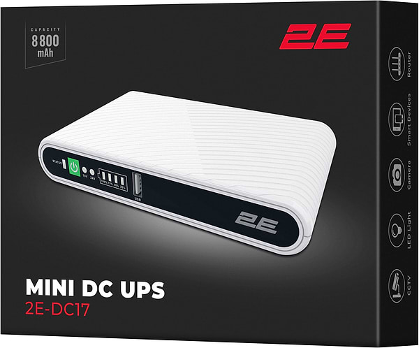 Фото - Джерело безперебійного живлення 2E Mini DC 17Вт (2E-DC17)