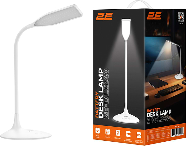 Фото - Настільна лампа 2E USB-A (2E-DL2240)