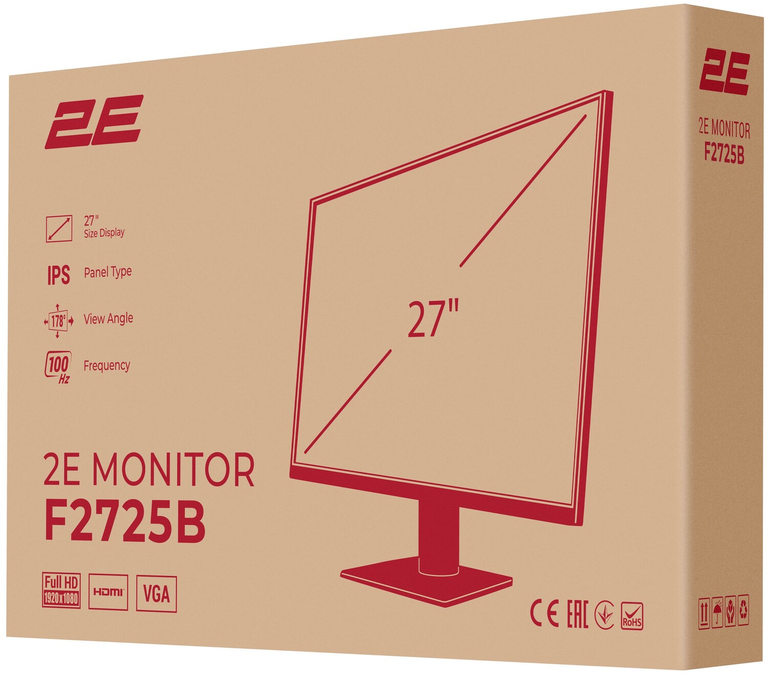 Фото - Монітор 2E F2725B (2E-F2725B-01.EU)