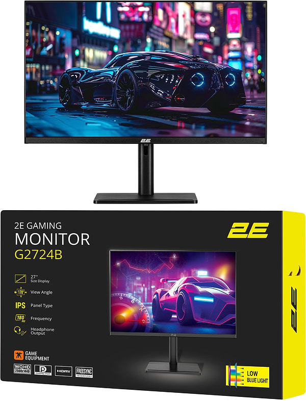 Фото - Монітор ігровий 2E Gaming G2724B (2E-G2724B-01.UA)